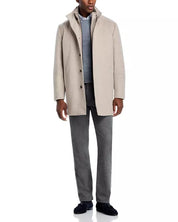 Cardinal of Canada Mont Royal Wool & Cashmere Regular Fit Car Coat XL Light Tan