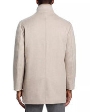 Cardinal of Canada Mont Royal Wool & Cashmere Regular Fit Car Coat XL Light Tan