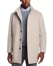 Cardinal of Canada Mont Royal Wool & Cashmere Regular Fit Car Coat XL Light Tan