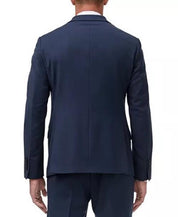 AX ARMANI EXCHANGE Men's Slim-Fit Birdseye Suit Jacket 44R Navy Blue