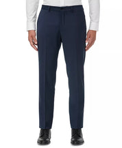 AX Armani Exchange Men's Slim-Fit Navy Birdseye Dress Suit Pants 36 x 30 Blue