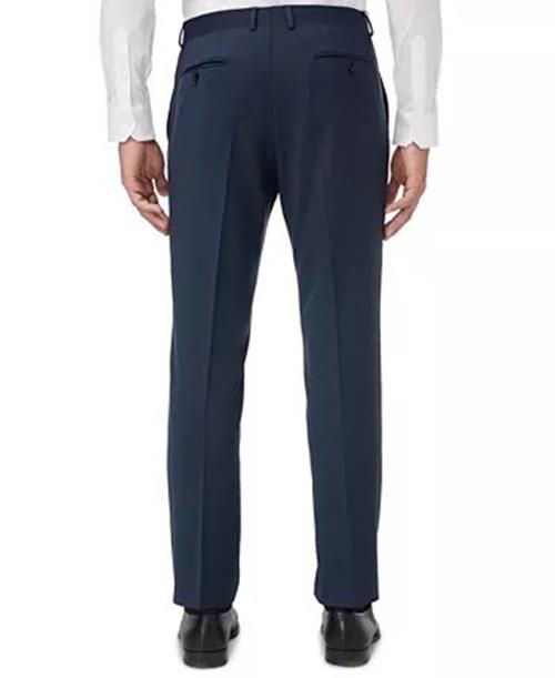 A|X ARMANI EXCHANGE Men's Dress Pants 32 x 32 Navy Blue Slim-Fit Navy Birdseye