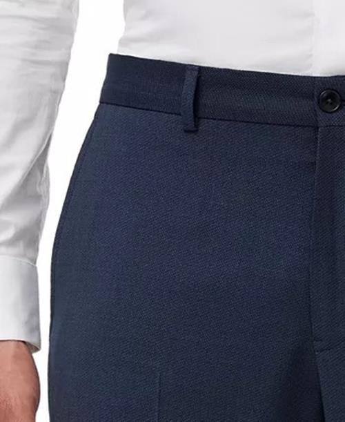 AX Armani Exchange Mens Slim Fit Birdseye Suit Dress Pants Navy 30 x 32