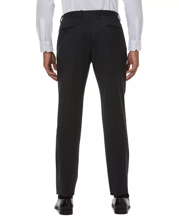 AX Armani Exchange Mens Slim Fit Wool Dress Pants 38 x 30 Dark Grey