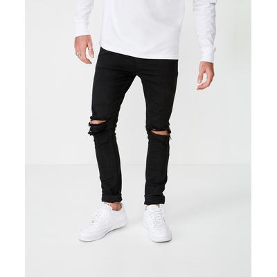 Cotton On Mens Skinny fit Jeans 34 / 32 Black Solid