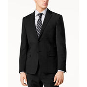 Calvin Klein Mens Skinny fit Wool Suit Jacket Blazer 34 S Black Solid