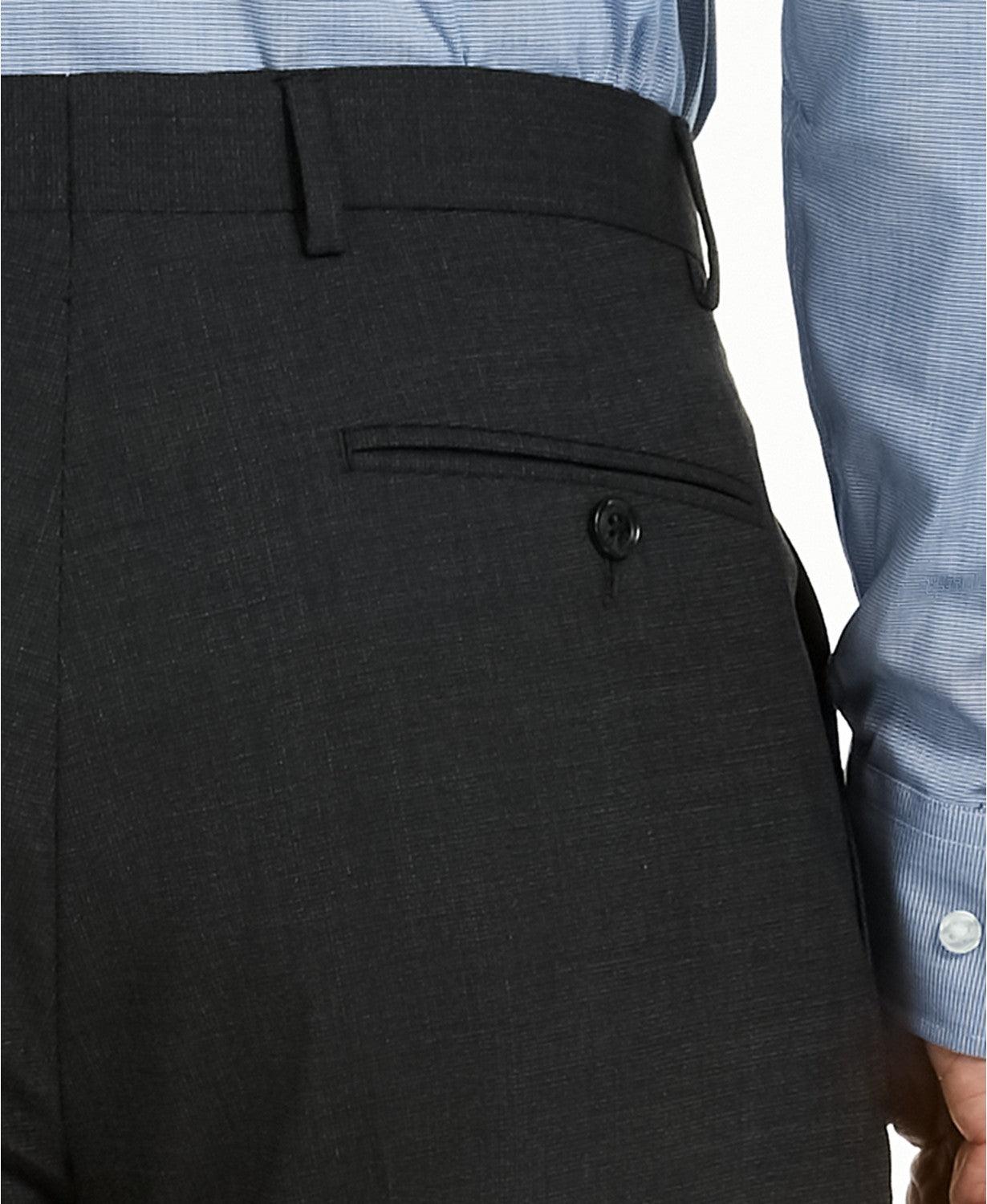 Tommy Hilfiger Mens Modern fit Dress Pants 32 / 30 Black Solid Stretch
