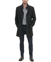 Kenneth Cole Mens Walker Coat XL Black Solid