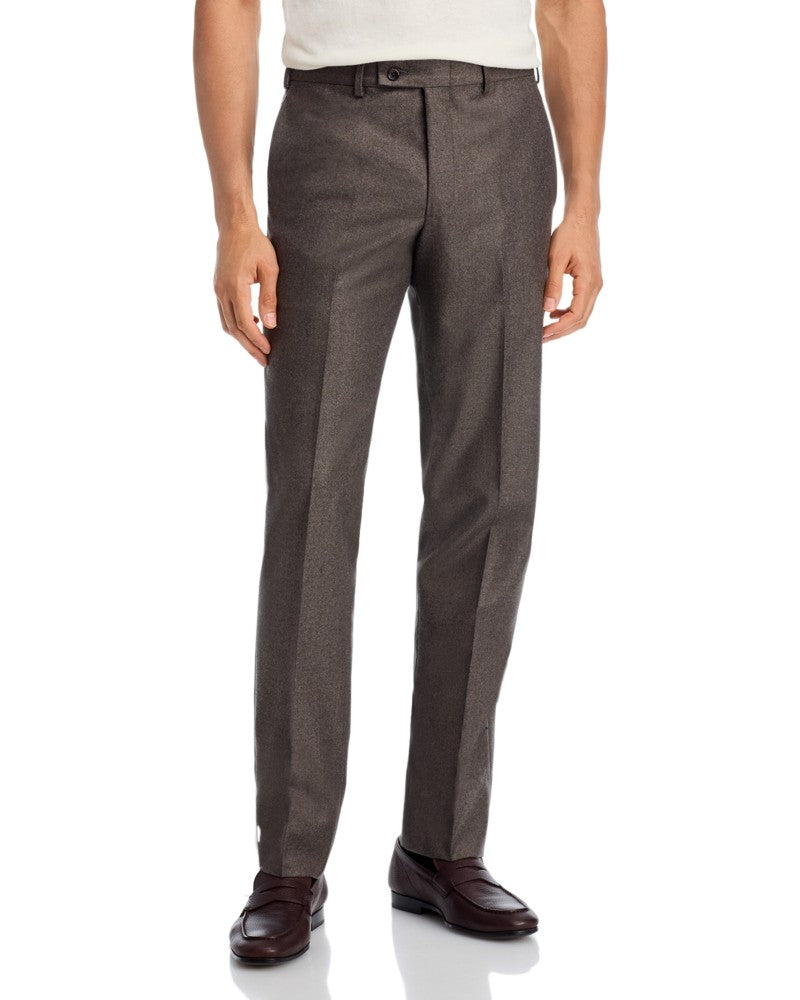 The Men's Store Mens  fit Dress Pants 34 / 30 Beige Solid Stretch