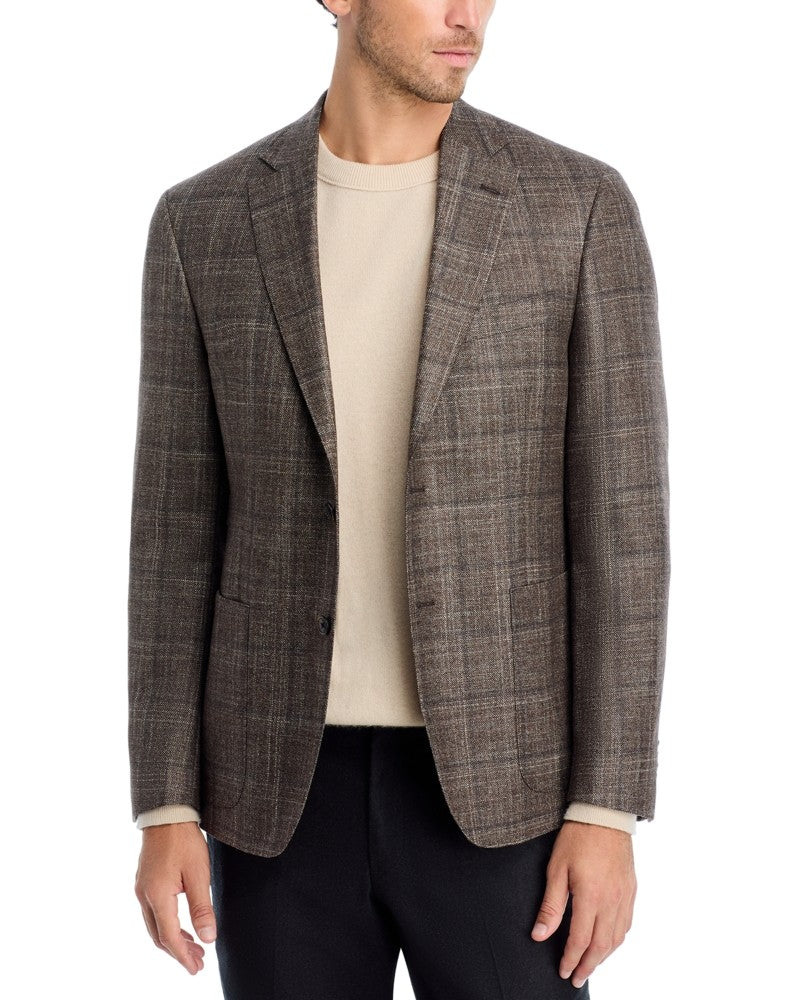 The Men's Store At Bloomingdale's Mens Regular fit Sport Coat Blazer 42 S Brown