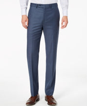 Calvin Klein Mens Slim fit Dress Pants 35 / 32 Navy Blue Solid Stretch