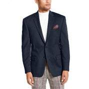 Lauren Ralph Lauren Men's Classic-Fit Solid Sport Coat Suit Jacket Navy 42R