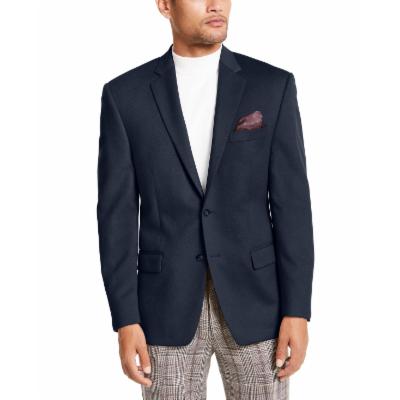 Lauren Ralph Lauren Men's Classic-Fit Solid Sport Coat Suit Jacket Navy 42R