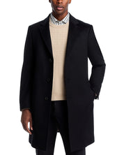 Cardinal of Canada St. Pierre PURE Cashmere Topcoat Overcoat 42 R Black