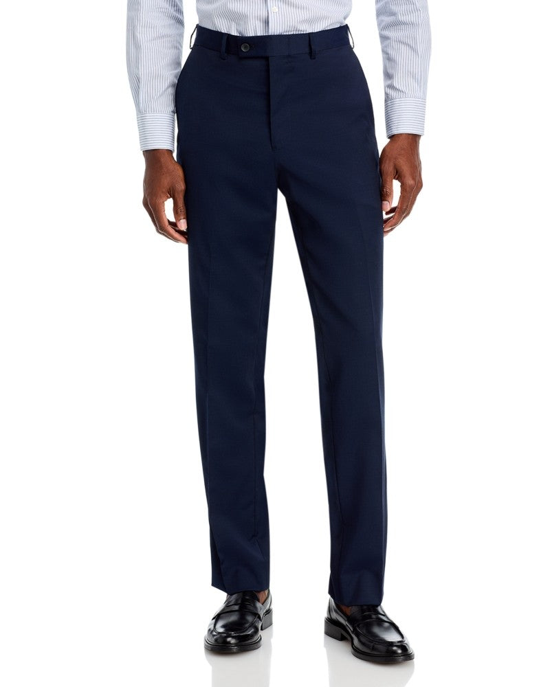 The Men's Store At Bloomingdale's Regular fit Wool Dress Pants 34 / 34 Blue