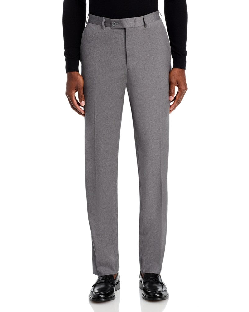 The Men's Store At Bloomingdale's Mens Regular fit  Wool Dress Pants 36 / 30 Gray Solid