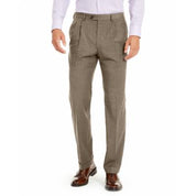 Lauren Ralph Lauren Men's Classic Fit Pleated Suit Dress Pants Beige 40 x 32