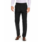 Lauren Ralph Lauren Men's Wool Classic-Fit Black Pleated Dress Pants 40 x 30