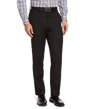 Izod Mens Regular fit Dress Pants 38 / 30 Black Solid