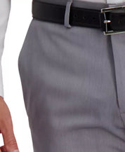 Kenneth Cole Mens Slim fit Dress Pants 32 / 29 Heather Gray Solid
