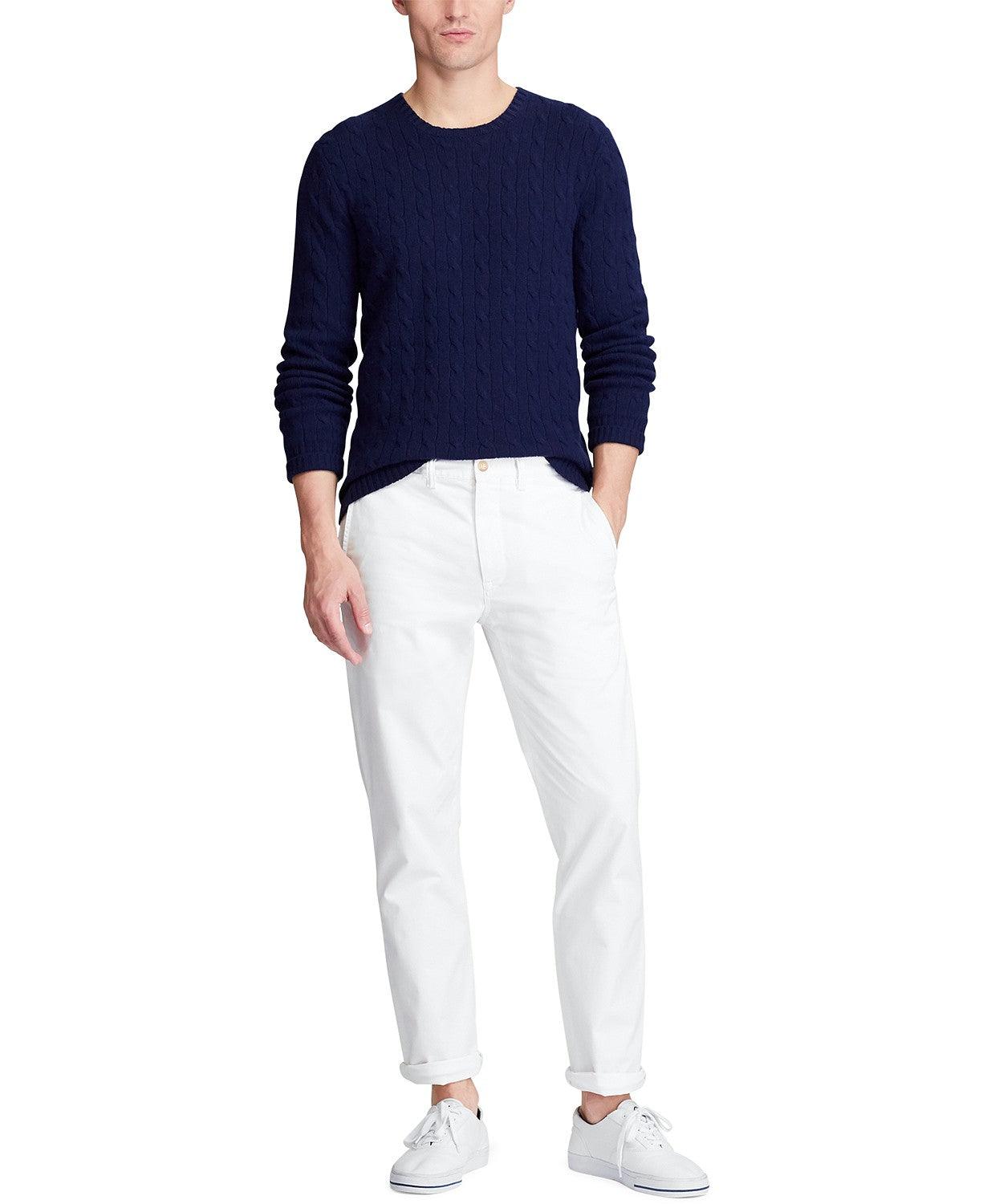 Polo Ralph Lauren Mens White Chino Pants 34 x 32