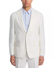Vince Mens Linen Slim fit Suit Jacket Blazer 40 S White