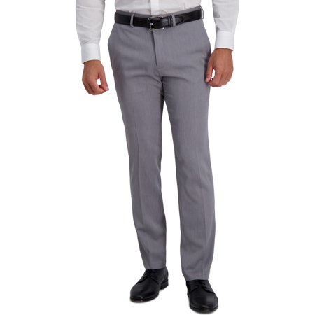 Kenneth Cole Mens Slim fit Dress Pants 32 / 32 Gray Solid