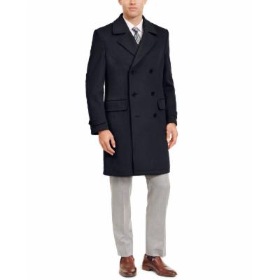 Lauren Ralph Lauren Men's Classic-Fit Double Breasted Peacoat Coat 38R Navy