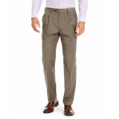 Lauren Ralph Lauren Men's Wool Blend Classic-Fit Tan Pants 34 x 30