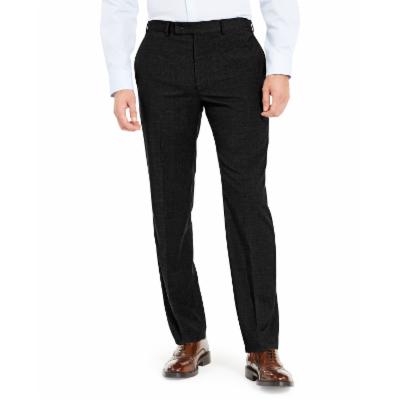 Lauren Ralph Lauren Mens Wool Blend Classic Fit Pants Black 40 x 32