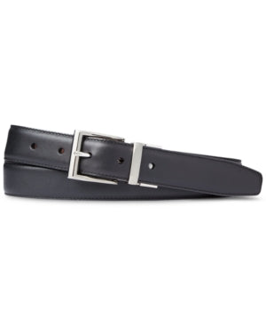 Polo Ralph Lauren Mens Reversible Leather Dress Belt Black Brown 40