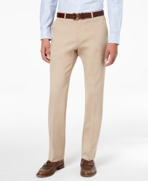 Tommy Hilfiger Mens Modern fit Dress Pants 29 / 30 Tan Solid