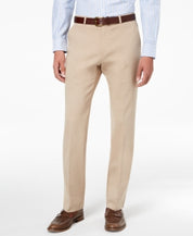Tommy Hilfiger Mens Modern fit Dress Pants 29 / 30 Tan Solid
