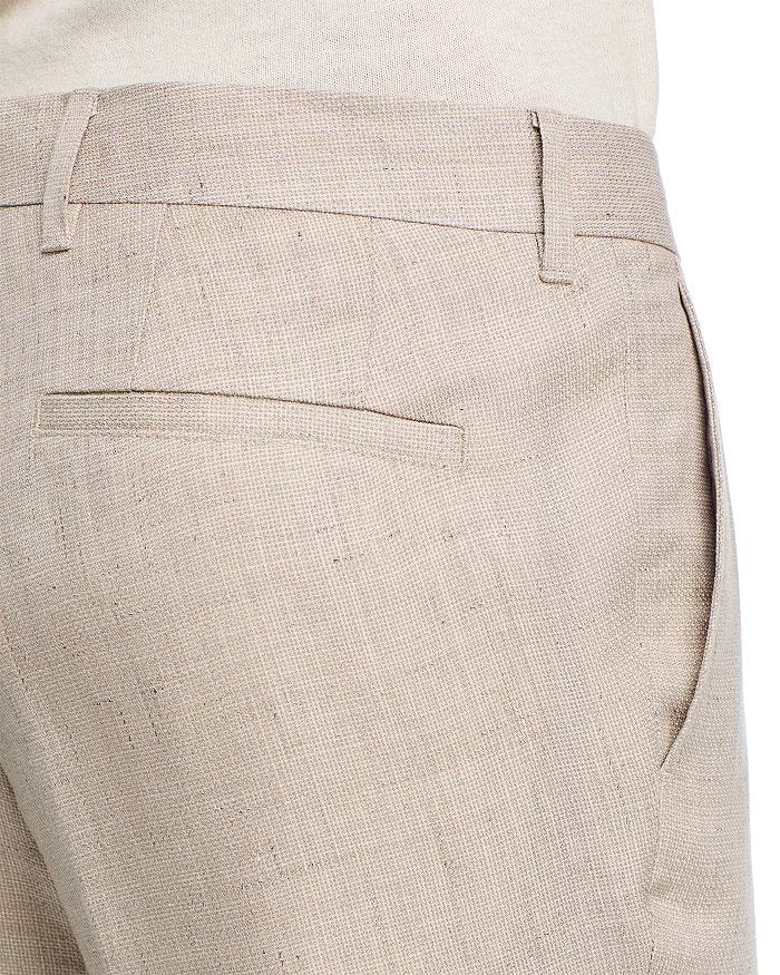 Hugo Boss Men Slim fit  Linen Dress Pants 36 / 32 Tan Beige Solid