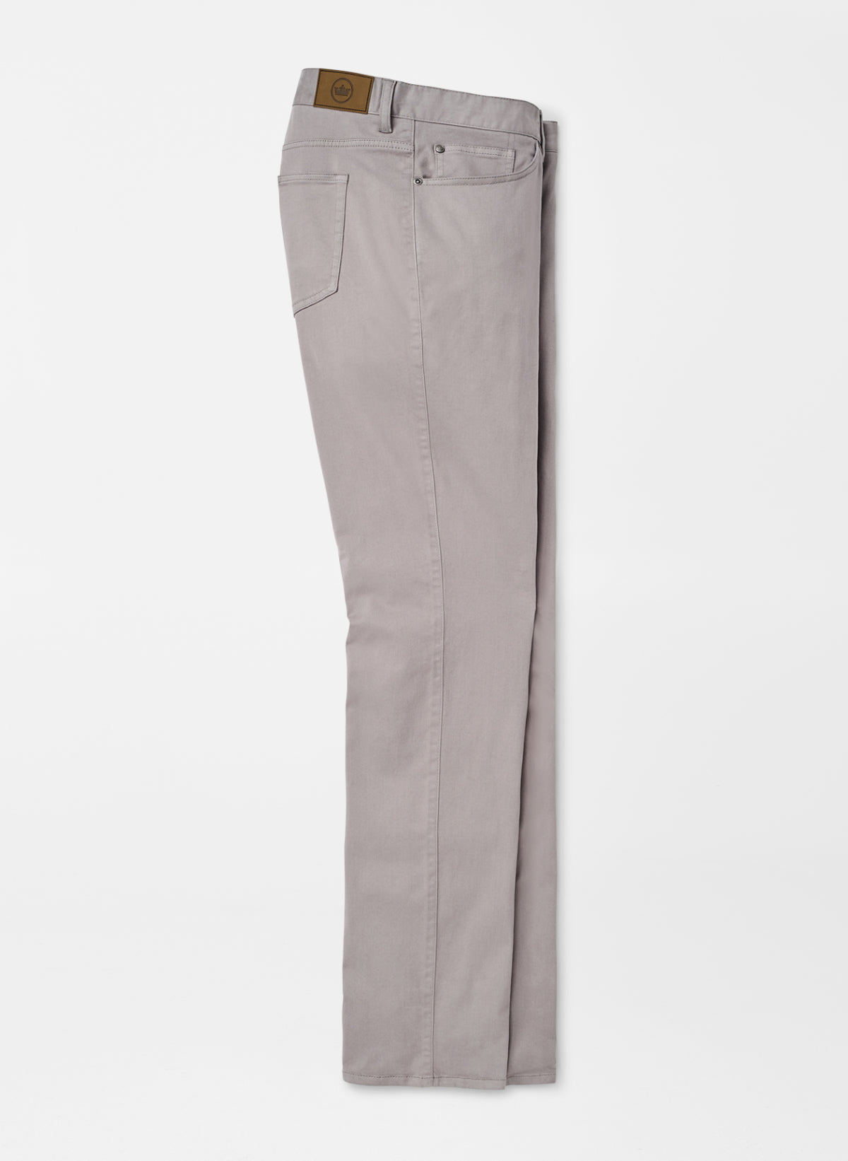 Peter Millar Mens Classic fit Casual Pants 42 / 33 Grey Solid
