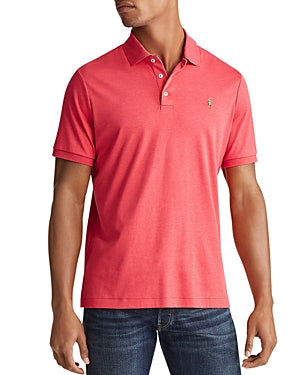 Polo Ralph Lauren Men's Classic Fit Soft Cotton Polo Shirt Rosette Red Large