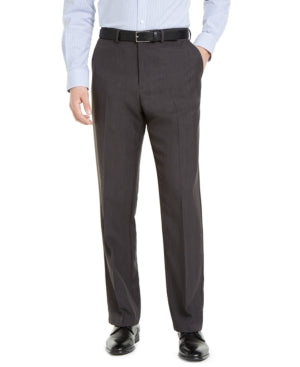 Dockers Mens Straight fit Dress Pants 42 / 29 Charcoal Grey Solid