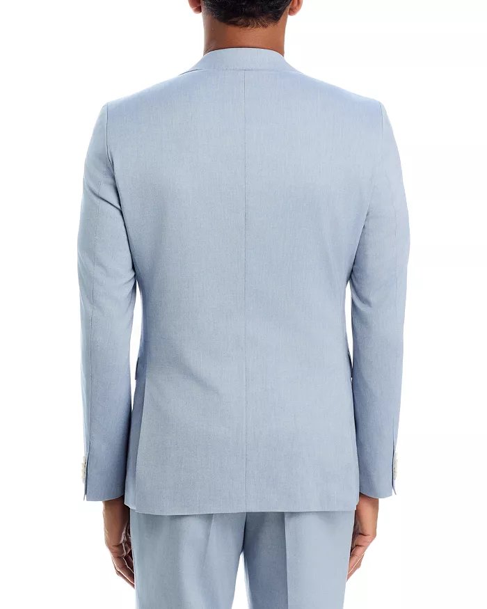 Hugo Boss Mens Extra Slim fit  Cotton Suit Jacket Blazer 44 R Blue