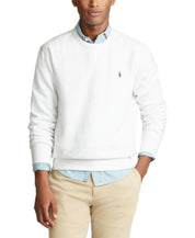 Ralph Lauren Polo Men's Fleece Crewneck Sweatshirt XL White