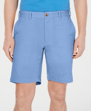 Club Room Men's Regular Fit 9 4 Way Stretch Shorts Pale Ink Blue 34
