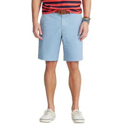 Polo Ralph Lauren Mens Classic fit Chinos Shorts 35 Blue Solid Stretch