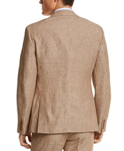 Bar Iii Mens Slim fit Suit Jacket Blazer 42 R Beige Striped