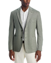 The Men's Store at Bloomingdale's Jersey Unstructured Sport Coat 42 S Green