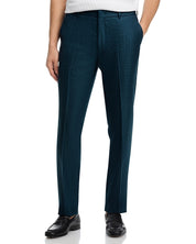 Vince Mens Slim Wool, Silk & Linen Melange Dress Pants Size 38 Blue