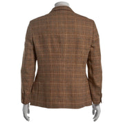 Nautica Mens Modern fit Sport Coat Blazer 42 R Brown Plaid