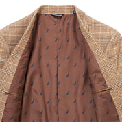 Nautica Mens Modern fit Sport Coat Blazer 42 R Brown Plaid