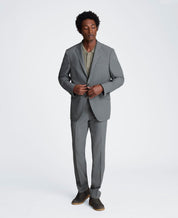 Kenneth Cole Mens Slim fit 2 Piece Suit 42 R Pants 35 / 32 Green Solid