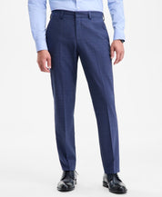 Hugo Boss Mens Modern fit Wool Dress Pants 40 / 32 Blue Plaid