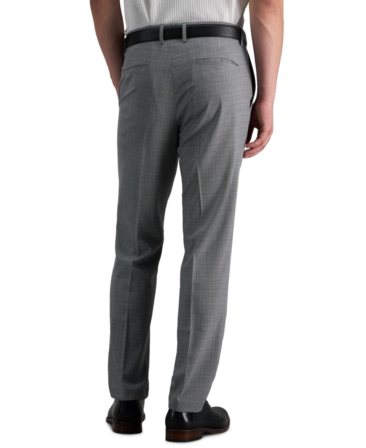 Kenneth Cole Reaction Mens Slim fit Dress Pants 32 / 29 Gray Plaid