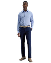 Kenneth Cole Mens Slim fit Dress Pants 36 / 30 Blue Plaid